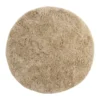 Interieur05 rond Hoogpolig Vloerkleed Polyester Pilo Beige - 240 x 240 cm