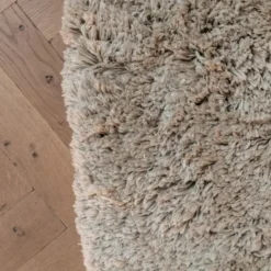 Interieur05 rond Hoogpolig Vloerkleed Polyester Pilo Beige - 240 x 240 cm