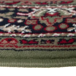 Interieur05 rond vintage vloerkleed Nain Perzisch groen - 100 x 100 cm
