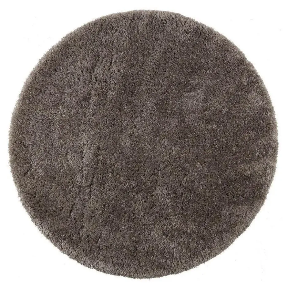 Interieur05 rond vloerkleed Fender grijs/lichtgrijs - 200 x 200 cm