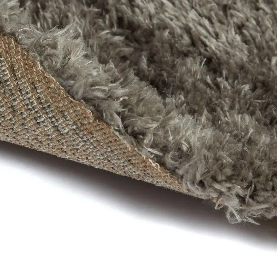Interieur05 rond vloerkleed Fender grijs/lichtgrijs - 200 x 200 cm
