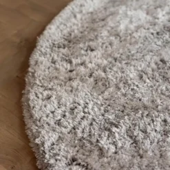 Interieur05 rond vloerkleed Fender wit/creme - 160 x 160 cm