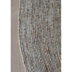 Interieur05 rond vloerkleed Gapo grijs/bruin - 150 x 150 cm