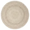 Interieur05 rond vloerkleed Gapo grijs/bruin - 220 x 220 cm