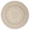 Interieur05 rond vloerkleed Gapo grijs/bruin - 250 x 250 cm