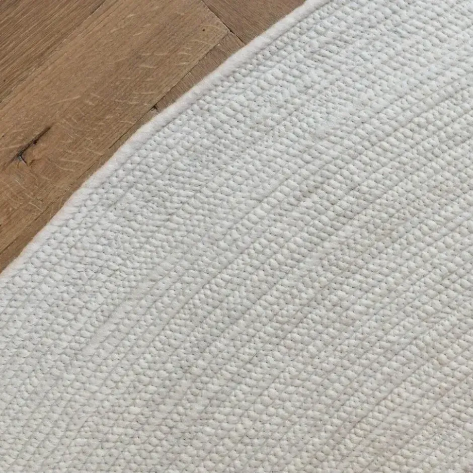 Interieur05 rond vloerkleed Gapo wit - 180 x 180 cm