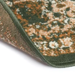 Interieur05 rond vloerkleed Keshan groen - 160 x 160 cm