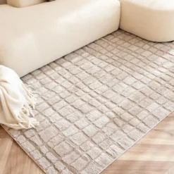 Interieur05 Scandinavisch vloerkleed Malin zand - 330 x 240 cm