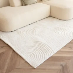 Interieur05 Scandinavisch vloerkleed Oskar creme/wit - 330 x 240 cm