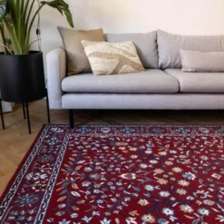 Interieur05 vintage Vloerkleed Nazly Rood/Blauw - 230 x 160 cm