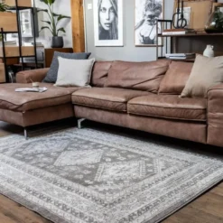 Interieur05 Vintage Vloerkleed Aila Taupe - 240 x 330 cm
