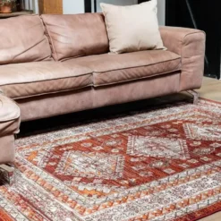 Interieur05 Vintage Vloerkleed Aila Rood/Oranje - 230 x 160 cm