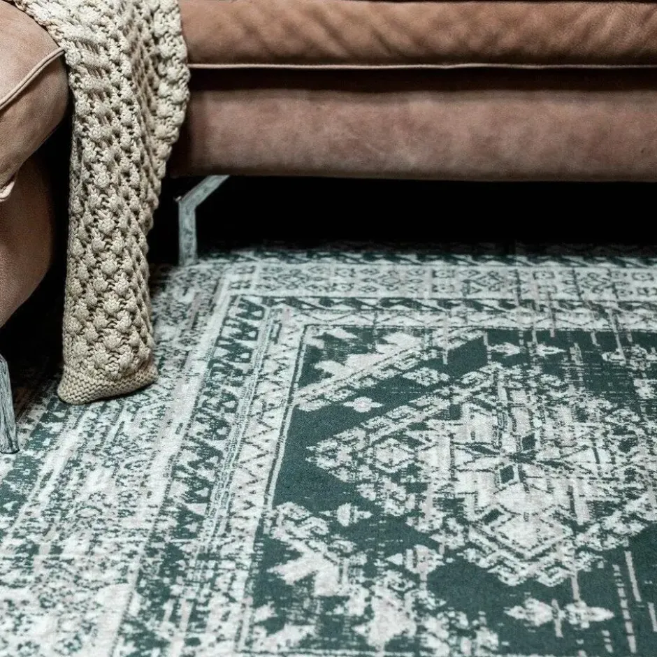 Interieur05 Vintage Vloerkleed Aila Groen - 280 x 190 cm