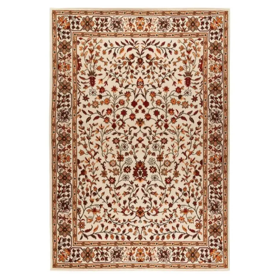Interieur05 vintage Vloerkleed Nazly Creme/Oranje - 230 x 160 cm