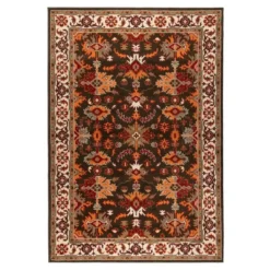 Interieur05 vintage Vloerkleed Funda Creme/Oranje - 230 x 160 cm