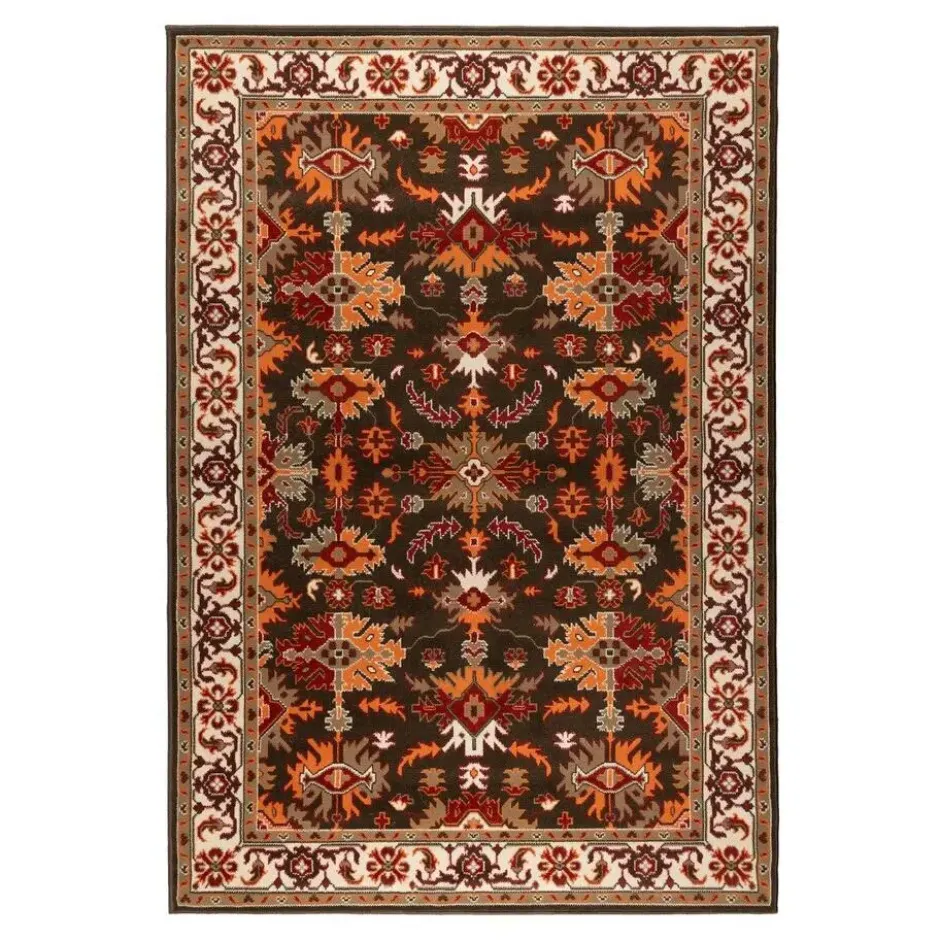 Interieur05 vintage Vloerkleed Funda Creme/Oranje - 230 x 160 cm