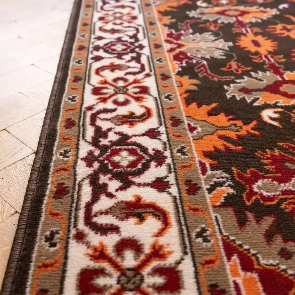 Interieur05 vintage Vloerkleed Funda Creme/Oranje - 230 x 160 cm