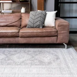 Interieur05 Vintage Vloerkleed Aila Grijs/Roze - 280 x 190 cm