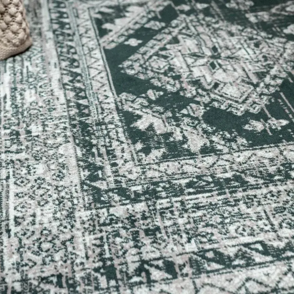 Interieur05 Vintage Vloerkleed Aila Groen - 230 x 160 cm