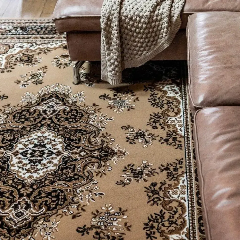 Interieur05 vintage Vloerkleed Perzisch Nain bruin - 320 x 235 cm