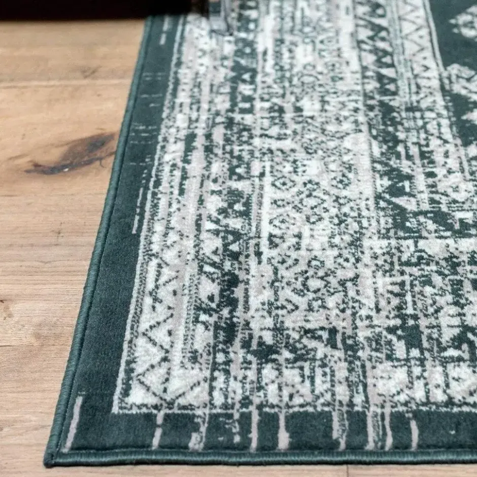 Interieur05 Vintage Vloerkleed Aila Groen - 330 x 240 cm