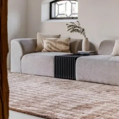 Interieur05 vloerkleed Rectangle bruin/wit - 290 x 200 cm