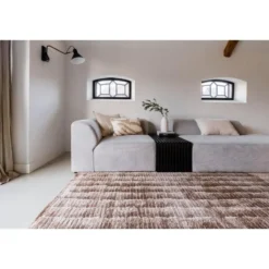 Interieur05 vloerkleed Rectangle bruin/wit - 290 x 200 cm