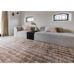 Interieur05 vloerkleed Rectangle bruin/wit - 290 x 200 cm