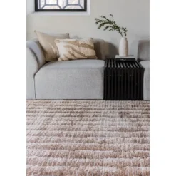 Interieur05 vloerkleed Rectangle bruin/wit - 290 x 200 cm