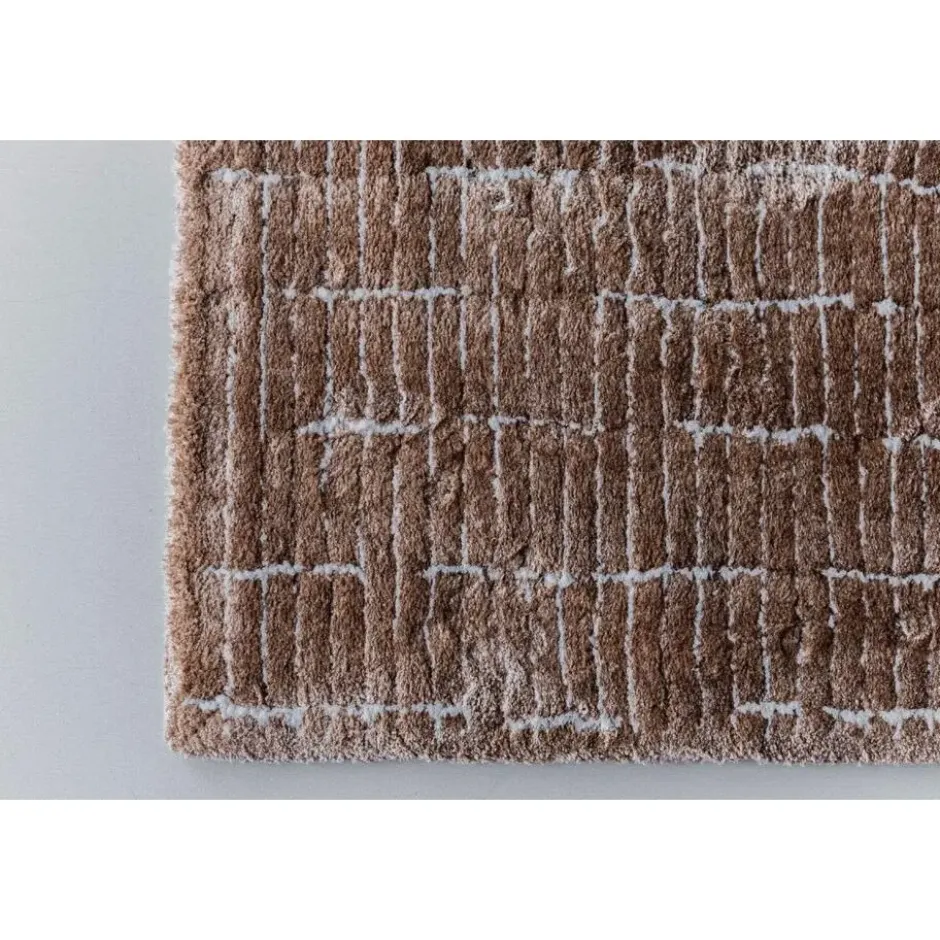 Interieur05 vloerkleed Rectangle bruin/wit - 290 x 200 cm
