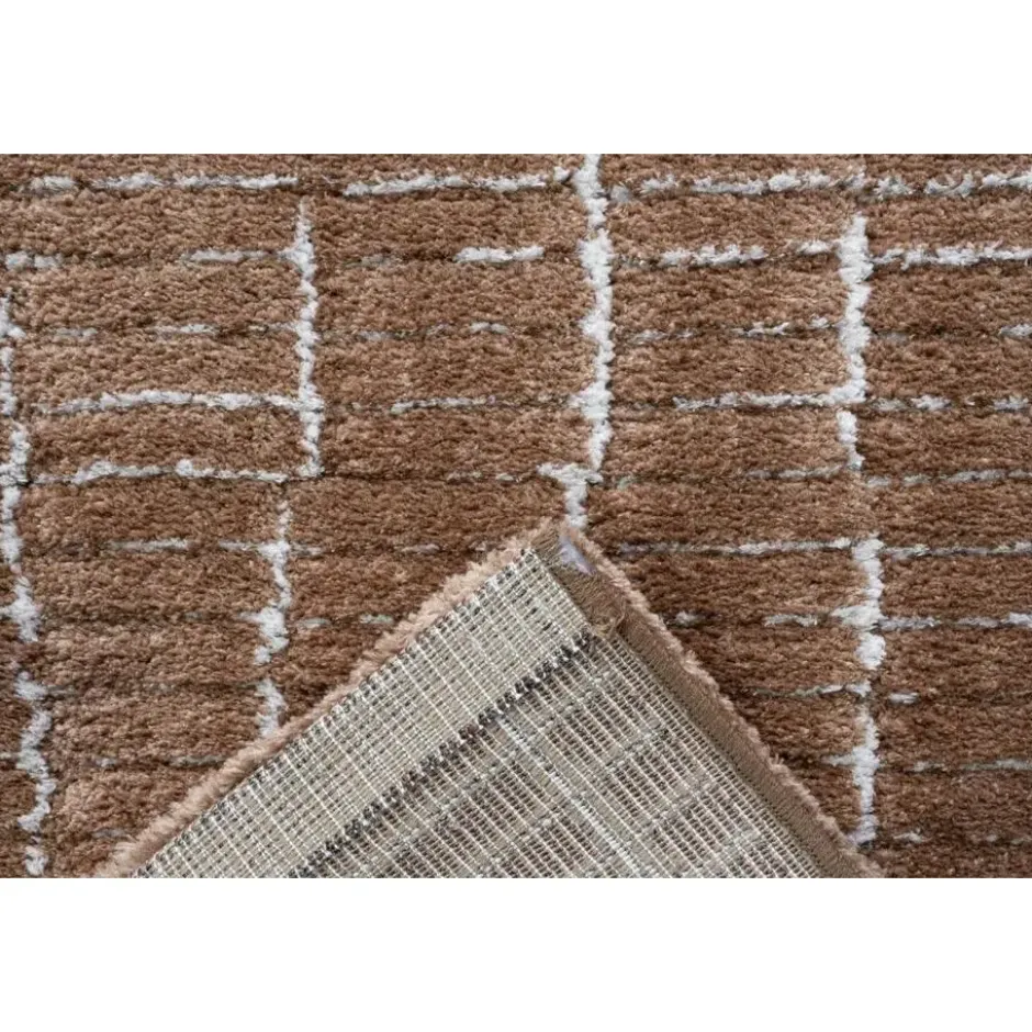 Interieur05 vloerkleed Rectangle bruin/wit - 290 x 200 cm