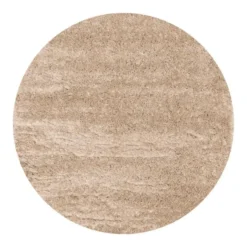 Interieur05 vloerkleed rond Fender beige - 160 x 160 cm
