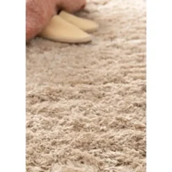 Interieur05 vloerkleed rond Fender beige - 160 x 160 cm