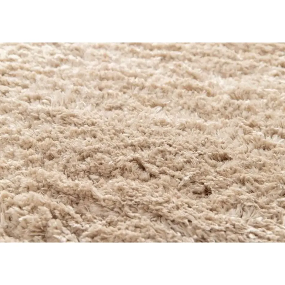 Interieur05 vloerkleed rond Fender beige - 160 x 160 cm