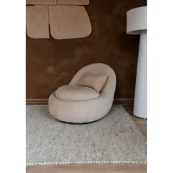 Interieur05 Wollen Vloerkleed beige/wit gemeleerd Vik - 230 x 160 cm