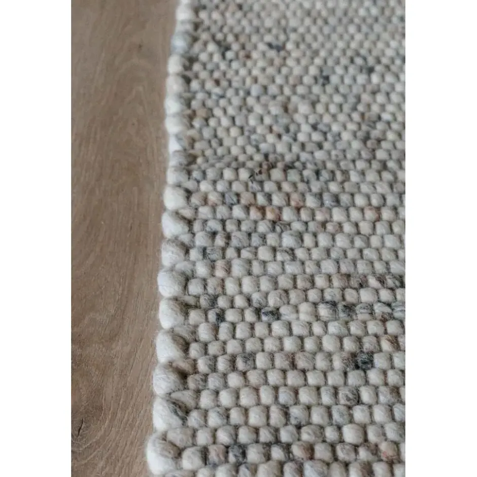 Interieur05 Wollen Vloerkleed beige/wit gemeleerd Vik - 230 x 160 cm