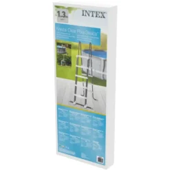 INTEX - Zwembadladder - Grijs - Kunststof