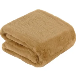 In The Mood Collection Bronte Fleece Deken - L200 x B150 cm - Bruin