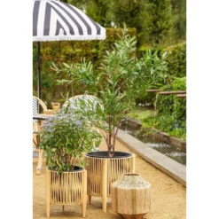 In The Mood Collection Osborn Parasol - H238 x Ø220 cm - Zwart