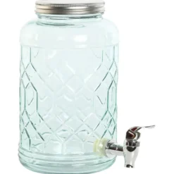 Items Drank dispenser Beverages Tap - 3.6 Liter - bewerkt glas/metaal
