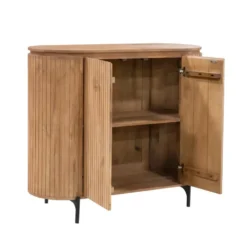 Kabinetkast Naturel Hout - 115x45x100cm - Solana