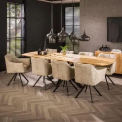 Kalfort Uitschuifbare Eettafel Tuco - 175cm tot 275cm