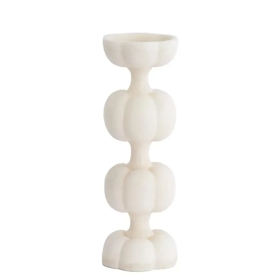 Kandelaar Astoria - Wit - Ø13x36,5cm