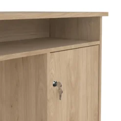Kantoorbureau Naturel - 126x55x76cm - Function Plus