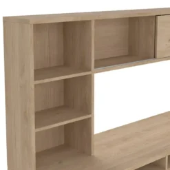 Kantoorbureau Naturel - 149x48x156cm - Function Plus