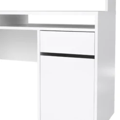 Kantoorbureau Wit Hoogglans - 149x48x156cm - Function Plus