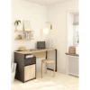 Kantoorbureau Zwart/Naturel - 130x52x77cm - Function Plus