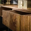 Kaptafel Rechthoek 110cm -Massief Mangohout - 2 Lades