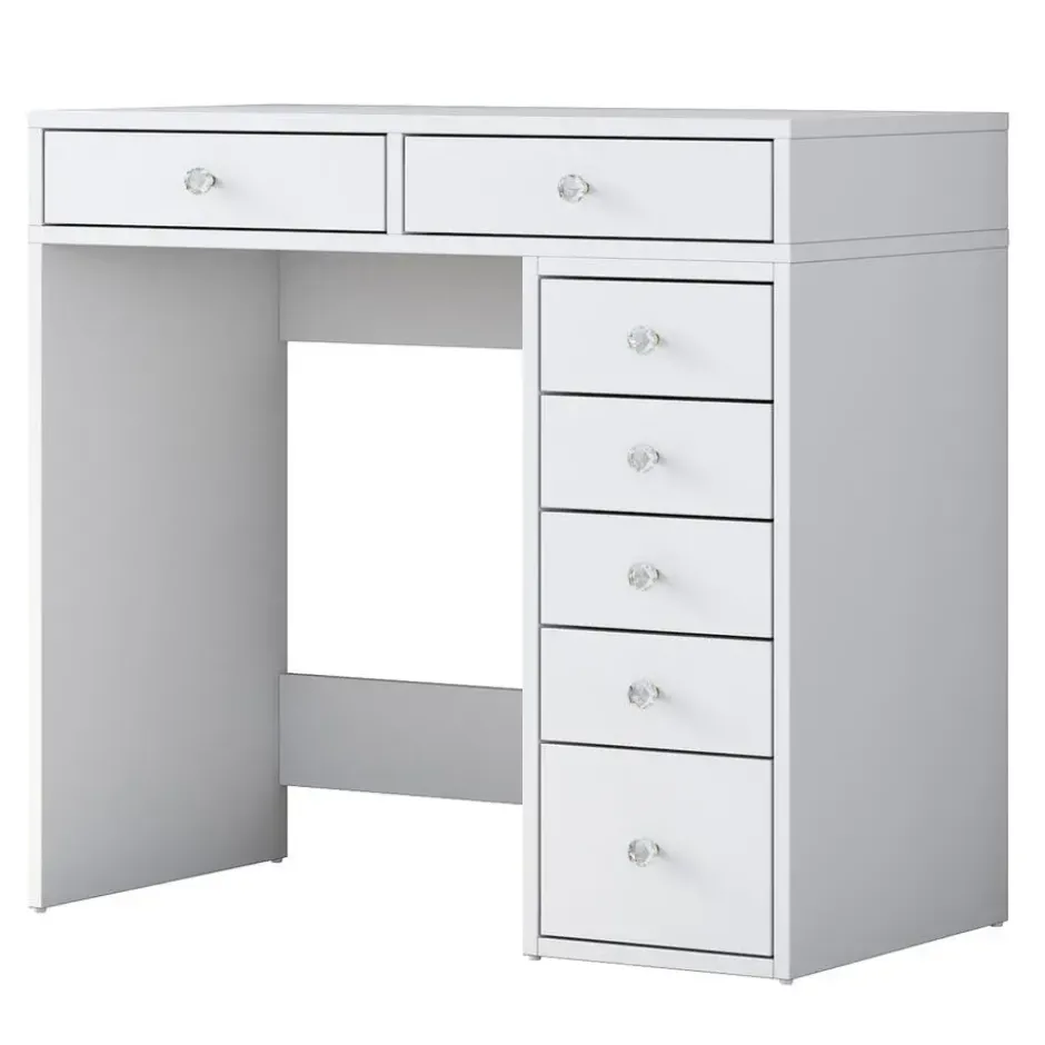 Kaptafel Wit Hout - 90x44,5x81,6cm - Beyas