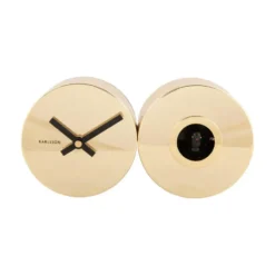 Karlsson - Wandklok Duo Cuckoo Plated - Verguld